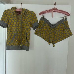 Vintage Juicy Couture Shorts track set